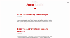 Desktop Screenshot of jacoporabolini.com